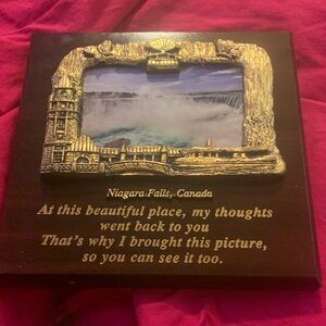 Niagara Falls Gold Accent Picture Frame